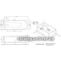 Каркас AM.PM Like W80A-170-070W-R