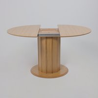 Кухонный стол Оримэкс Олаф 1100-1400x1100 (светлый дуб без тонировки/светлый дуб)