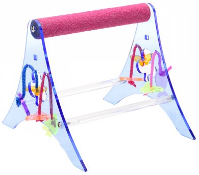 

Жердочка Happy Bird с минеральной жердью и игрушками