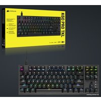 Клавиатура Corsair K60 Pro TKL (черный, Corsair OPX, нет кириллицы)