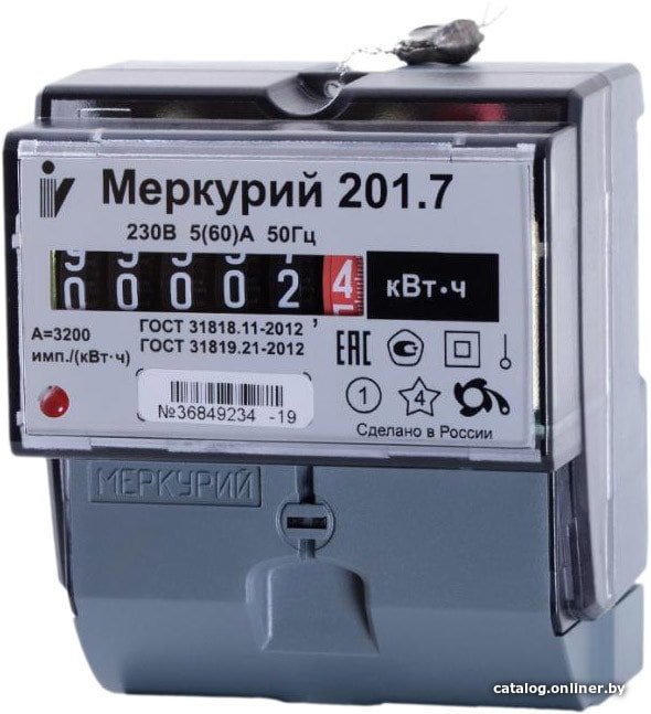 Счетчик электроэнергии Инкотекс Меркурий 201.7