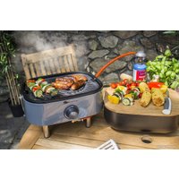 Портативный газовый гриль Sahara Mini BBQ (серебристый)