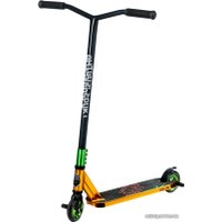 Трюковый самокат Amigo Street Pro OX (золотистый/зеленый)