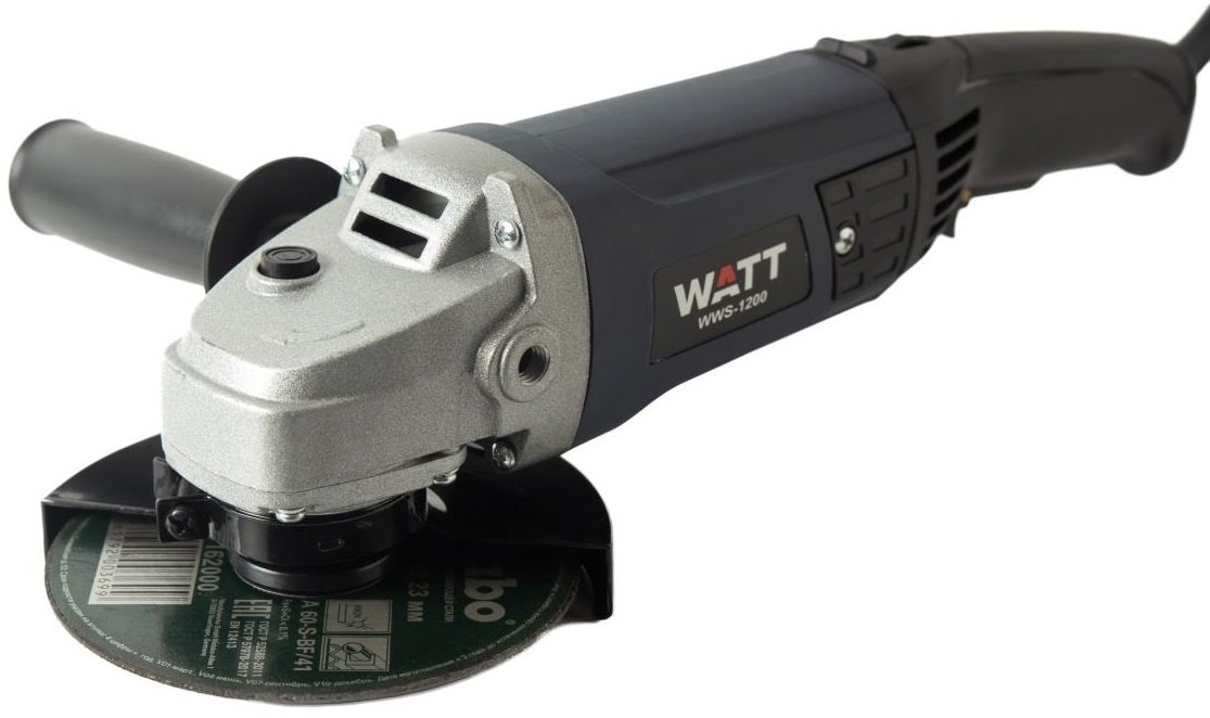 

Угловая шлифмашина WATT WWS-1200