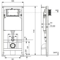 Инсталляция для унитаза Tece Spring S401101
