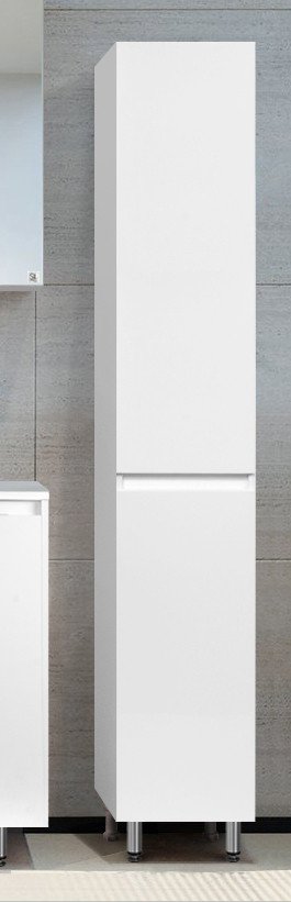 

Symbolite Шкаф-пенал для ванной Даллас Люкс Plus без корзины (белый)