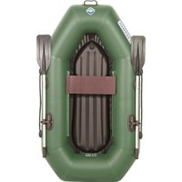 Гребная лодка Лоцман Гребная стандарт ЛС-200 ВНД (зеленый)