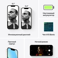 Смартфон Apple iPhone 13 mini 256GB Восстановленный by Breezy, грейд A (звездный)