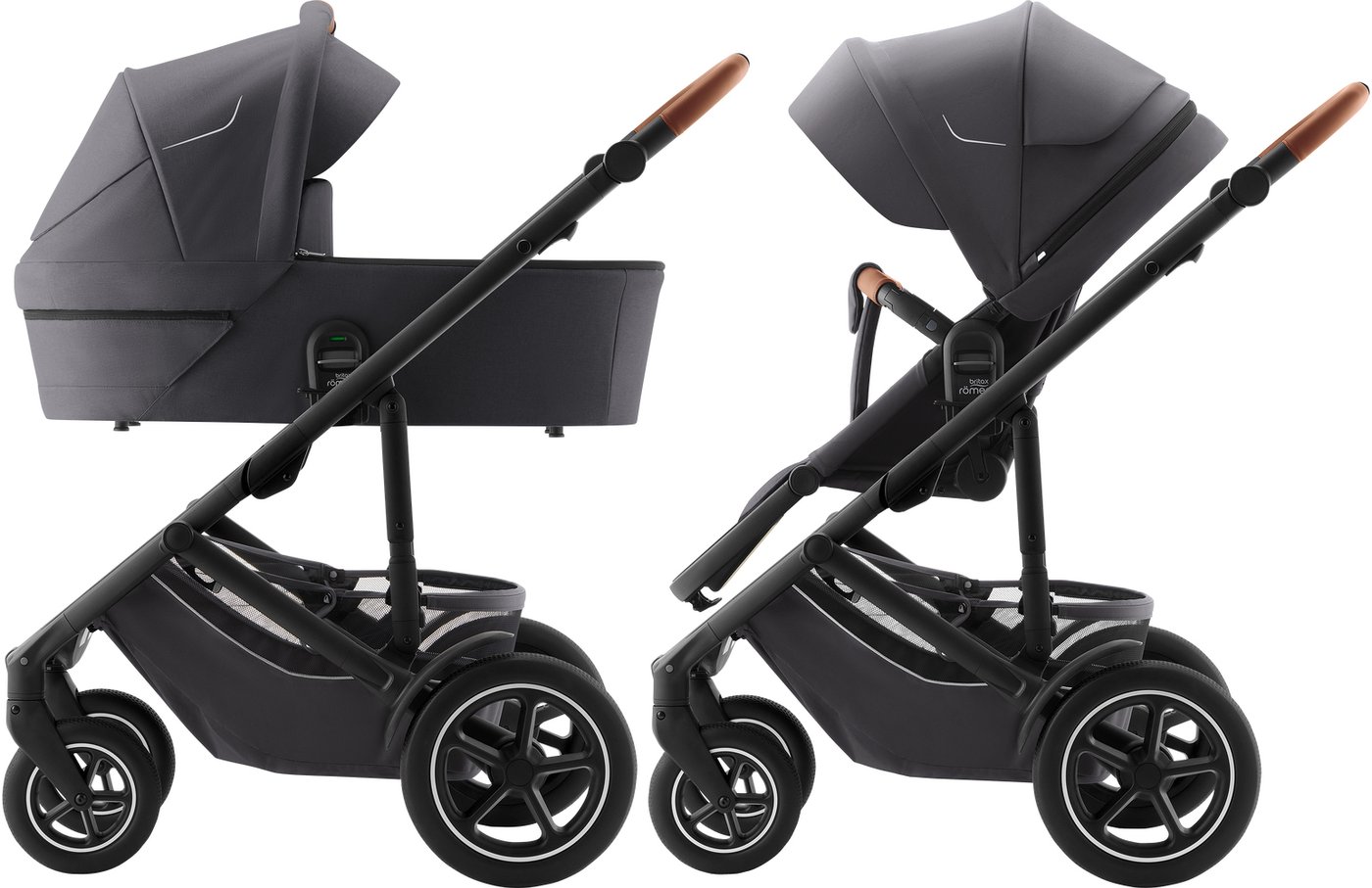 

Универсальная коляска Britax Romer Smile 5Z (2 в 1, midnight grey/matt black)