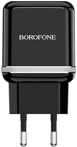 

Сетевое зарядное Borofone BA25A (черный)