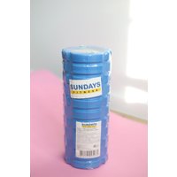 Набор для йоги Sundays Fitness Валик IR97435B + Коврик IR97506 (голубой, серый)