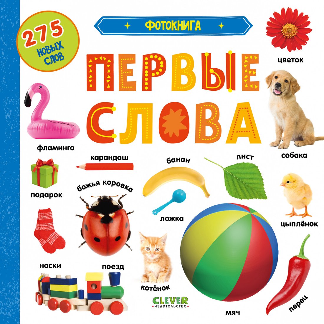 

Книга издательства Clever. Первые знания. Фотокниги. Первые слова