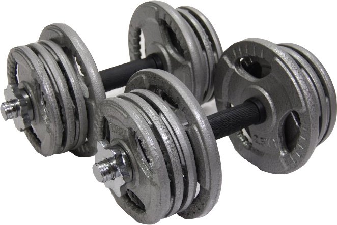

Набор гантелей Atlas Sport Хаммертон 2x16.5 кг