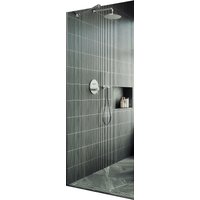 Душевая стенка MaybahGlass 195x69 MGD-701-5у (прозрачное стекло/хром матовый)