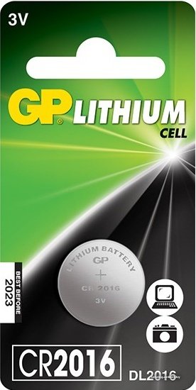 Батарейка GP Lithium CR2016