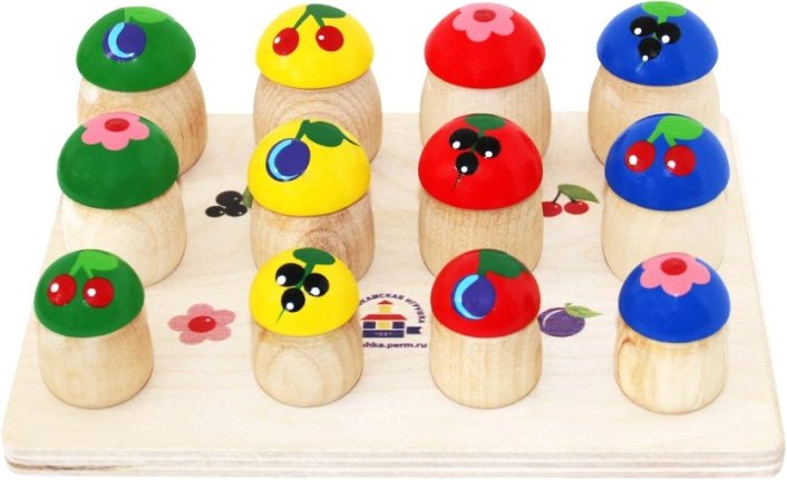 

Развивающая игрушка Краснокамская игрушка Грибочки