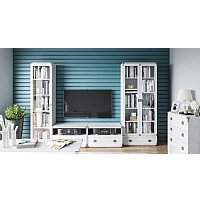 Шкаф-витрина Black Red White Индиана JWIT 2d1s (сосна каньон)