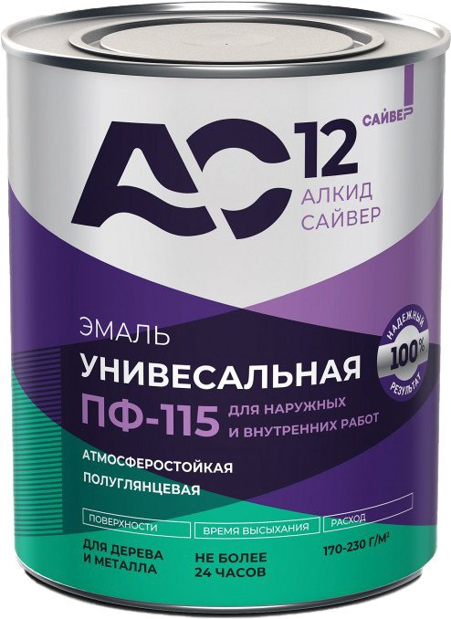 

Эмаль Сайвер ПФ-115 АС12 1.8 кг (красный)