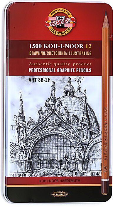 

Набор простых карандашей Koh-i-Noor Hardtmuth 1502012008PLRU (12 цв)