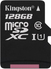 microSDXC (Class 10) UHS-I 128GB (SDCX10/128GBSP)