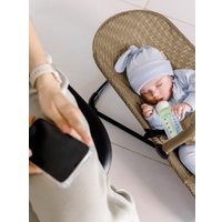 Шезлонг Amarobaby Baby Time AB21-25BT/03 (бежевый)