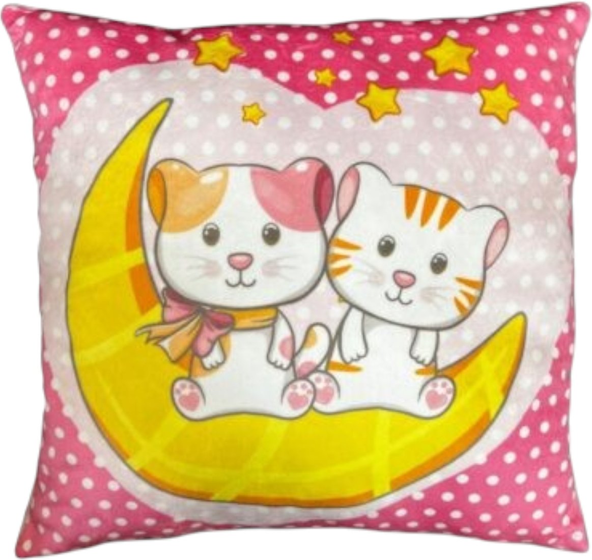 

Декоративная подушка Мальвина Сладкая парочка Коты на луне 2 30.124.2