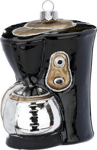 

Елочная игрушка Inge's Christmas Figural Glass Ornaments Кофемашина 64709H600