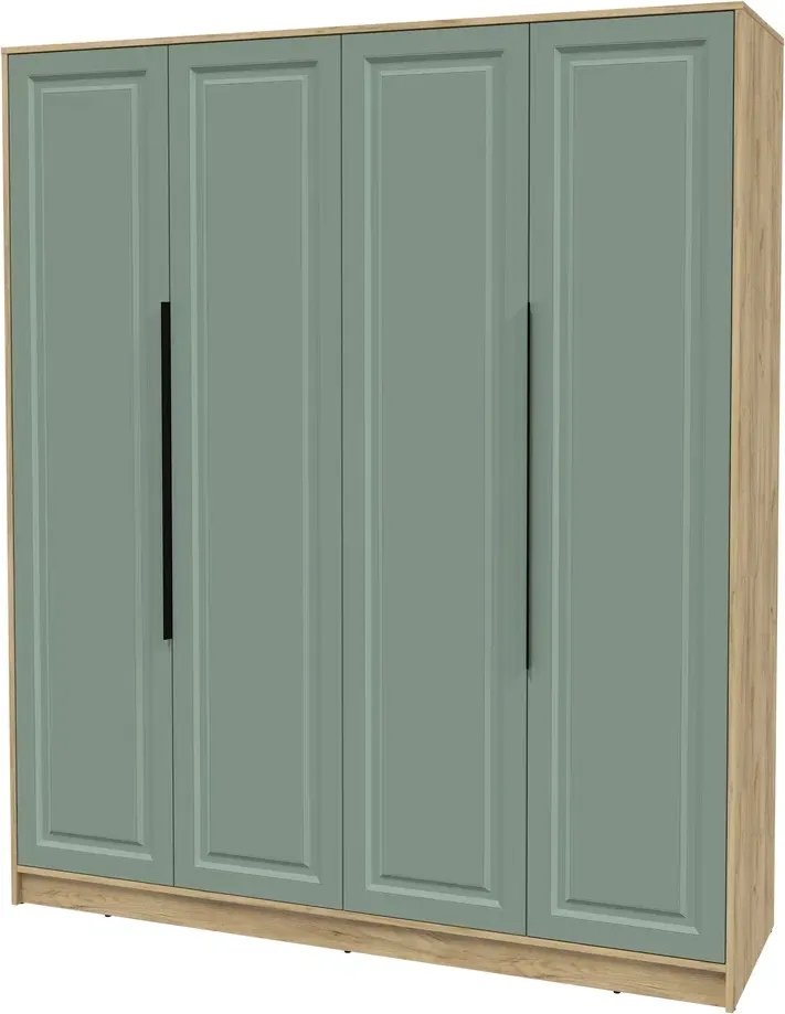 

Шкаф распашной Интерлиния Концепт КТ-Ш4 Деко (дуб золотой/мята)