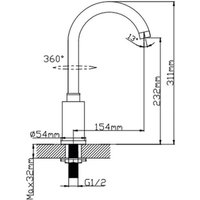 Смеситель Potato P0080S