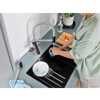 Смеситель Blanco Evol-S Pro Filter (нержавеющая сталь)