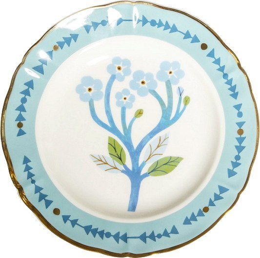 

Тарелка обеденная Bitossi Botanica BOT00202 (маргаритка)