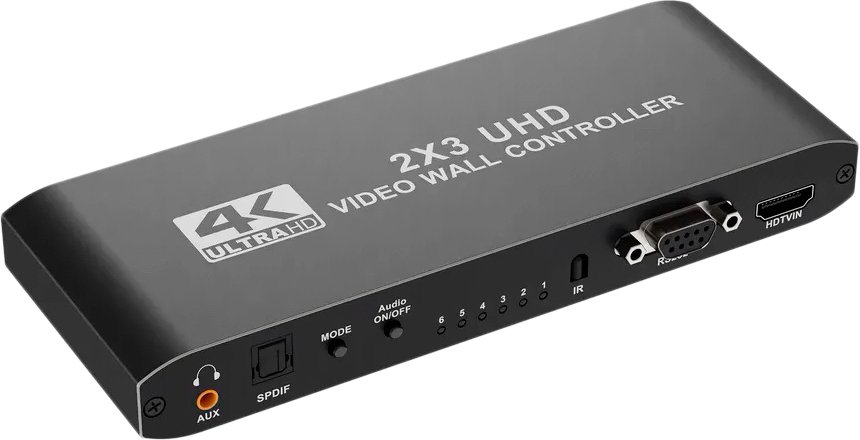 

Разветвитель USBTOP 2x3 HDMI 4K UltraHD до 6 экранов