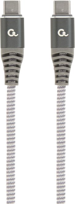 

Кабель Cablexpert CC-USB2B-CMCM60-1.5M USB Type-C - USB Type-C (1.5 м, серый)
