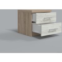 Тумба Миркомодоф Твин 14 (дуб сонома/дуб крафт белый)