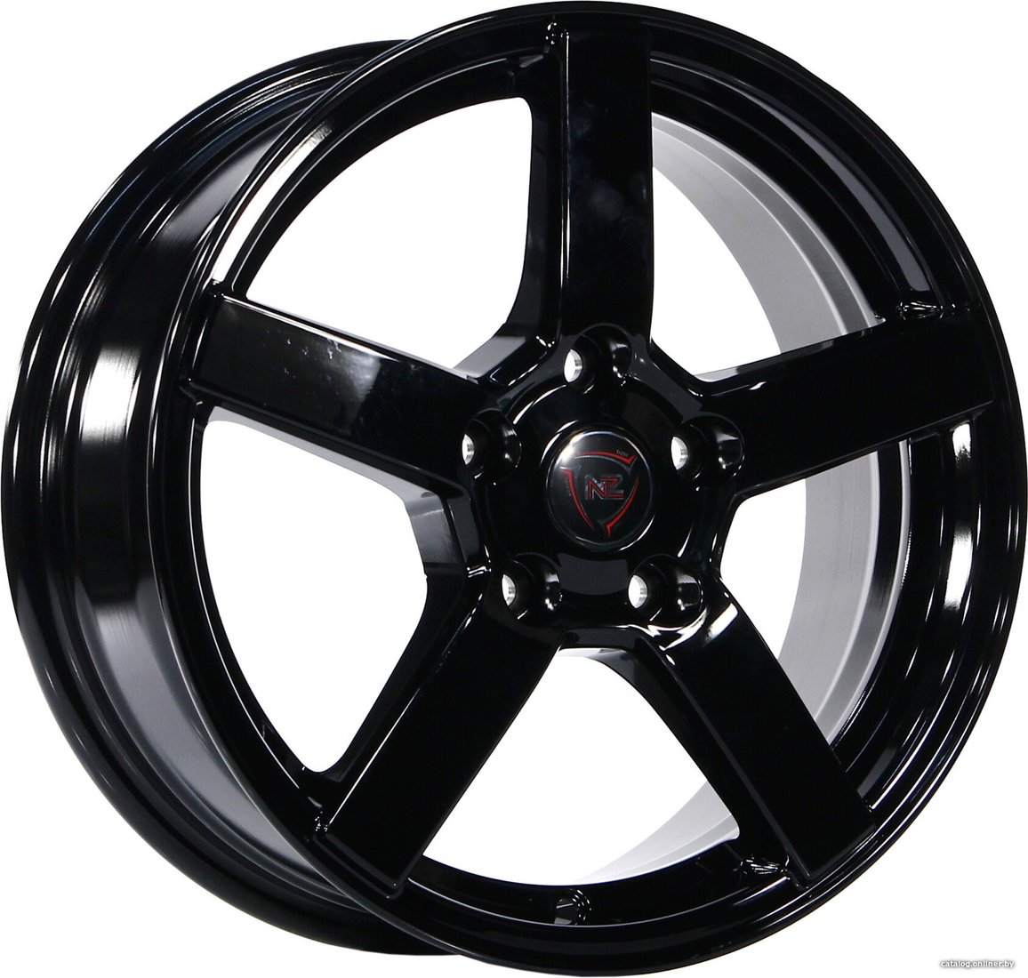 Литые диски NZ R-02 17x7 4x100мм DIA 60.1мм ET 35мм black
