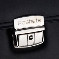 Мужская сумка Poshete 250-9628-BLK (черный)
