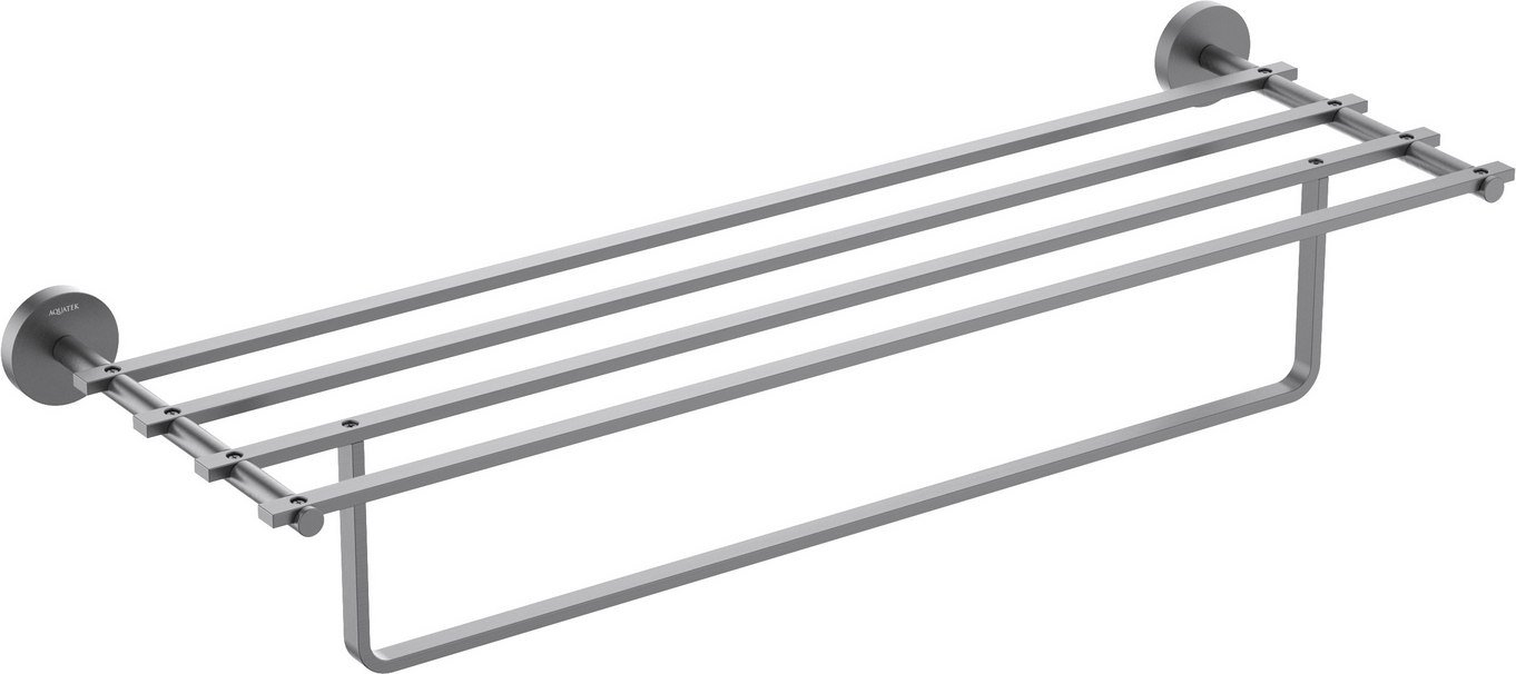 

Полка для полотенца Aquatek Бетта AQ4615BGM (черный хром)