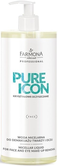 

Farmona Мицеллярная вода Pure Icon для снятия макияжа с лица глаз 500 мл
