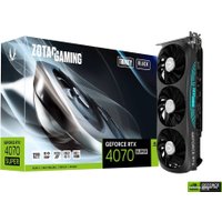 Видеокарта ZOTAC GeForce RTX 4070 Super Trinity Black Edition 12GB GDDR6X ZT-D40720D-10P