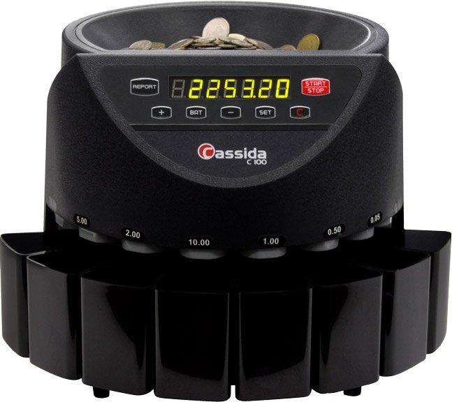

Счетчик монет Cassida С100 черный