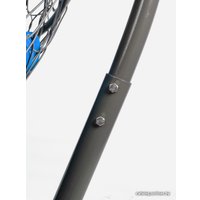 Подвесной диван M-Group Лежебока 11180310 (с серым ротангом/синяя подушка)