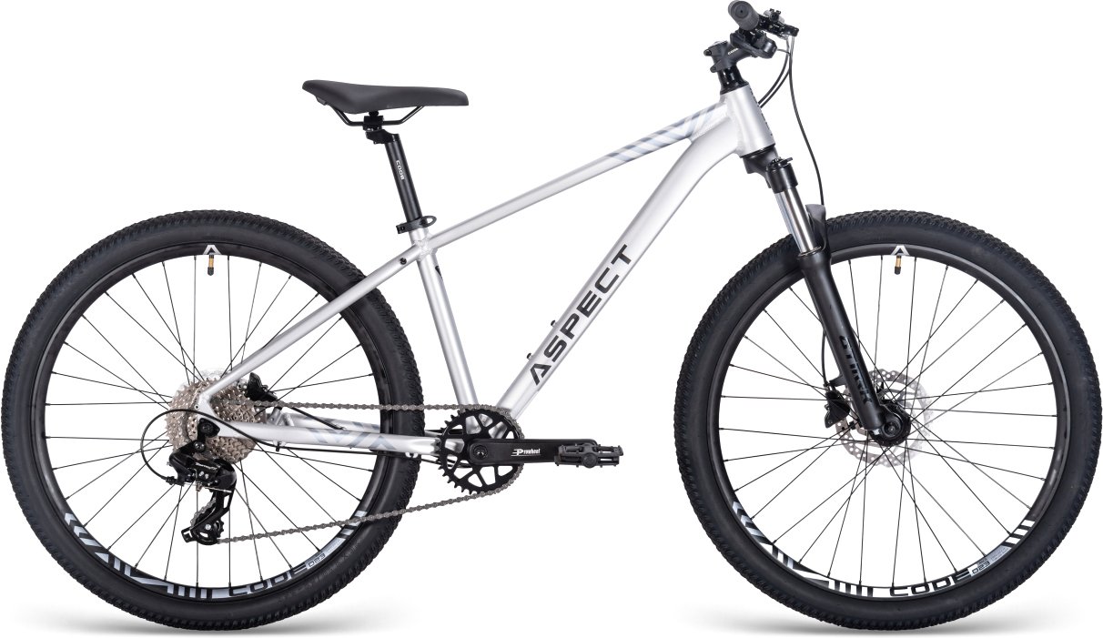 

Велосипед Aspect Nickel 26 S 2025 (серебристый)