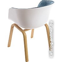 Стул с подлокотниками Mio Tesoro Итри SC-256F (темно-синий/белый)