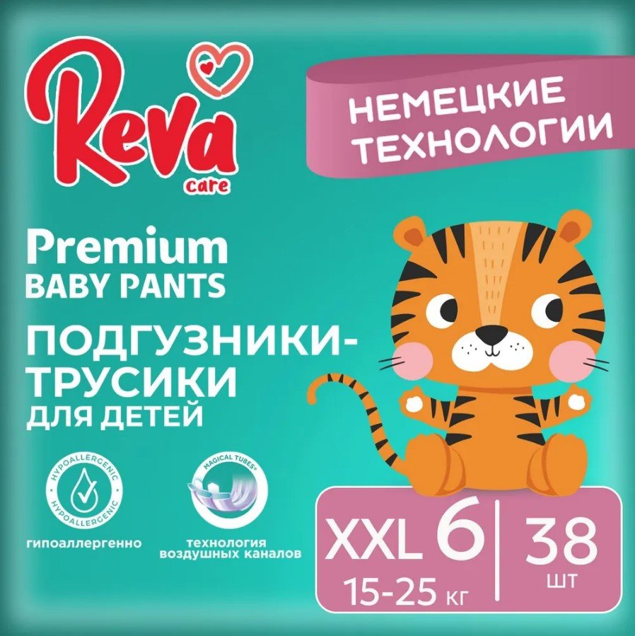 

Трусики-подгузники Reva Care Premium XXL (38 шт)