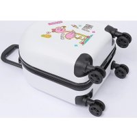 Чемодан-спиннер Ecotope Фламинго 324-Z-2-16-WHT (белый)