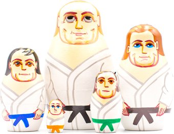 Развивающая игра Брестская Фабрика Сувениров Боевые искусства (набор 5 шт)