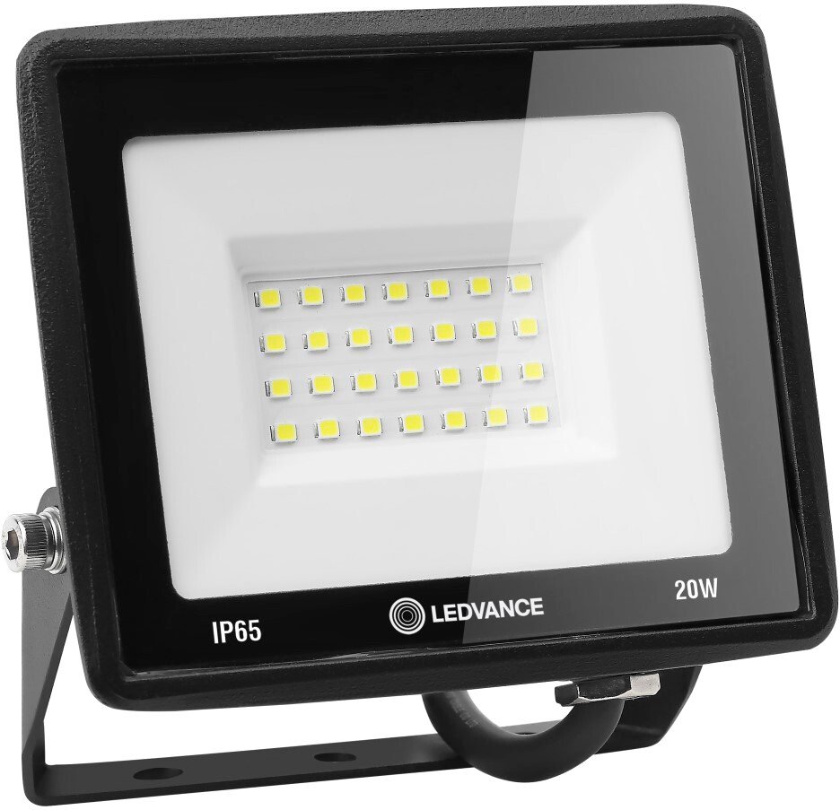 

Уличный прожектор Ledvance Floodlight Eco 20W 740 230V BK 20x1RULEDV 4058075791169