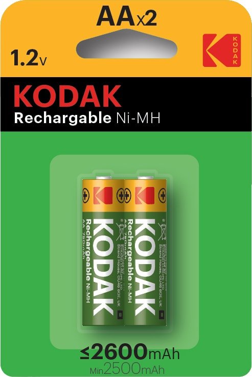 

Аккумулятор Kodak AA 2600 mAh 2 шт.