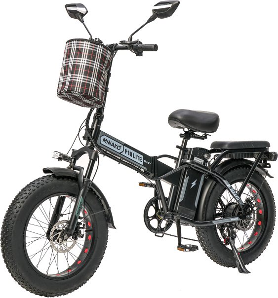 

Электровелосипед Minako F10 Lite 2025 (черный)