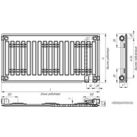 Стальной панельный радиатор Лидея ЛУ 10-509 500x900